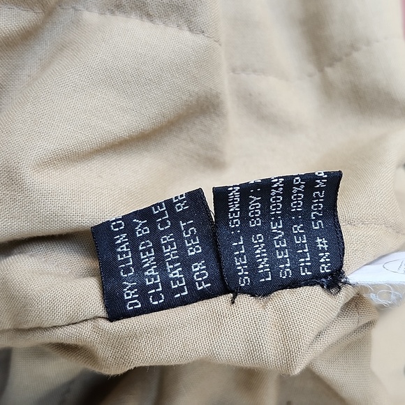 VTG PETER ENGLAND 1980's AVIATION MISSION CLASSIC LEATHER BOMBER JACKET - Picture 7 of 10